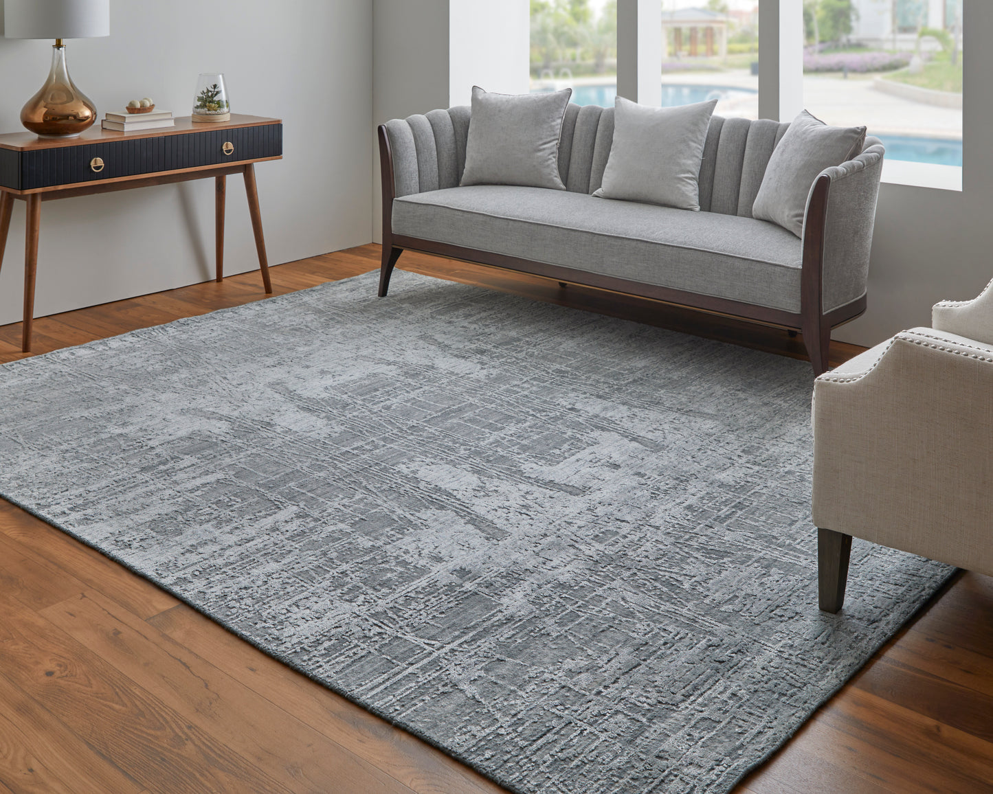 Eastfield Modern Abstract, Gray