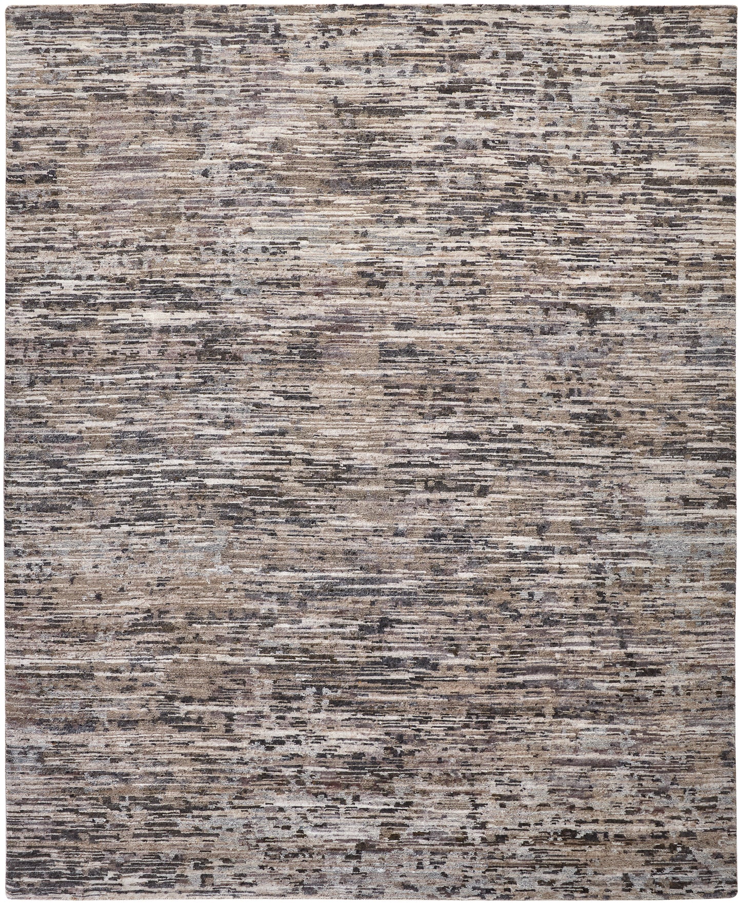 Conroe Modern Abstract, Gray/Blue/Silver