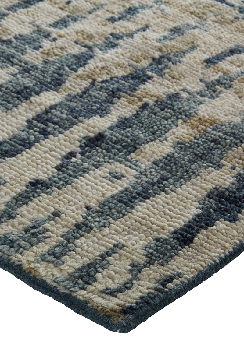 Palomar Transitional Abstract, Blue/Gray/Tan