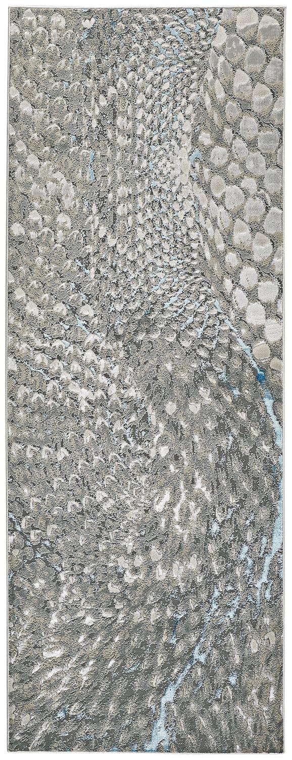 Azure Modern Abstract, Blue/Silver/Gray