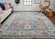 Karina Traditional Persian, Blue/Gray/Red