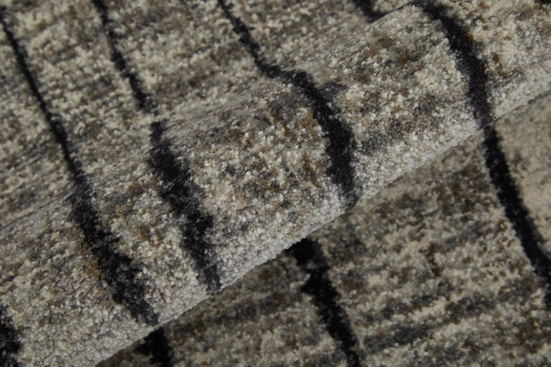 Kano Transitional Abstract, Gray/Black/Taupe