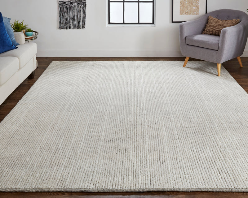 Alford Modern Solid, Ivory/Tan