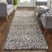 Vancouver Modern Abstract, Gray/Taupe/Ivory