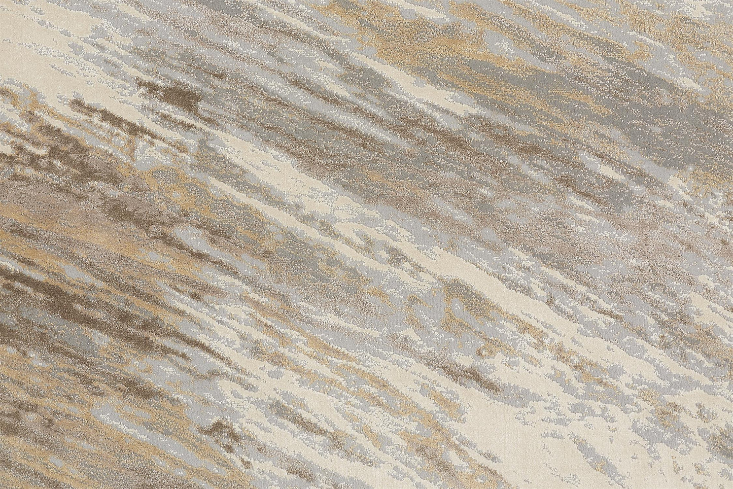 Parker Transitional Abstract, Ivory/Tan/Brown