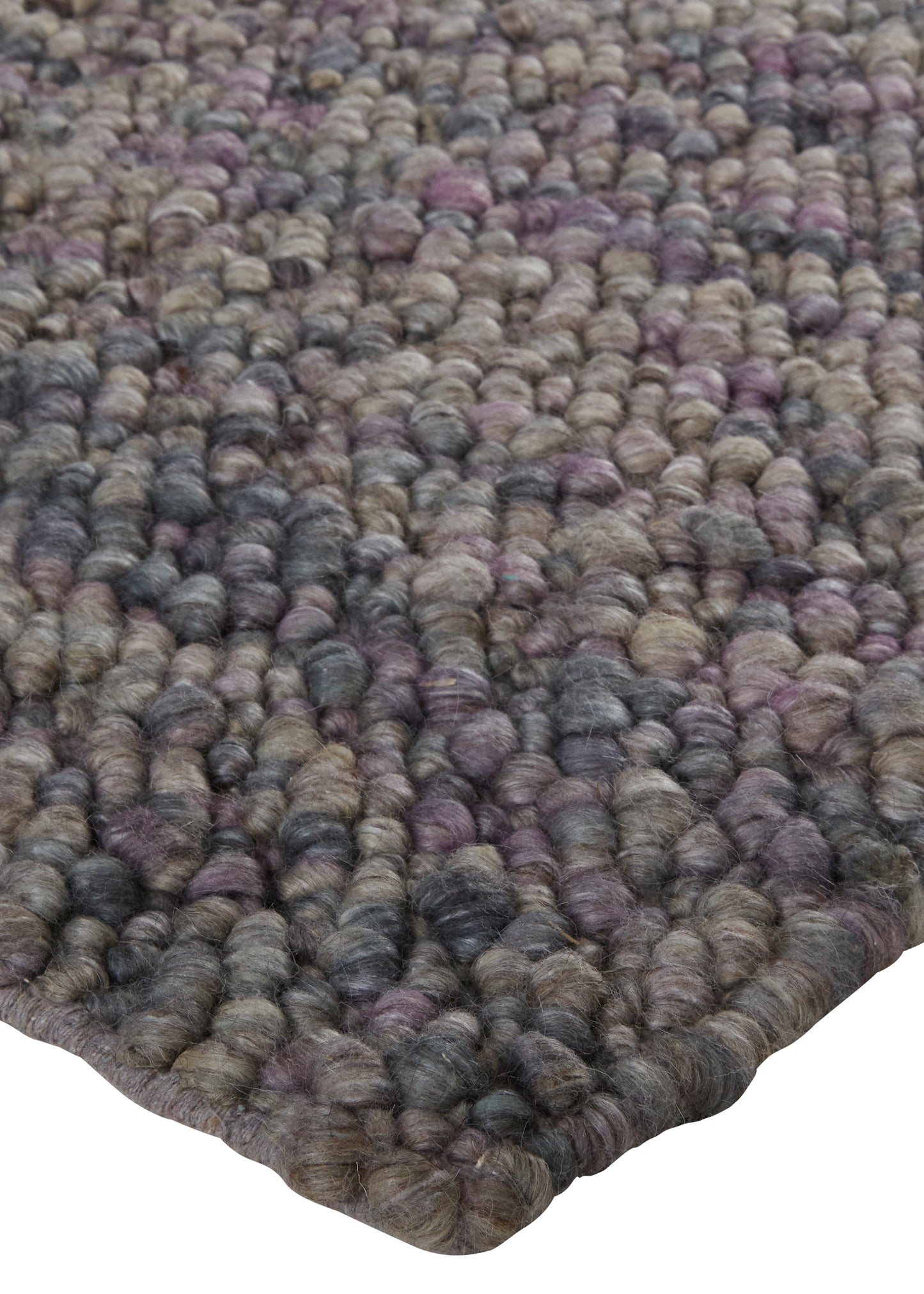 Berkeley Transitional Abstract, Purple/Taupe/Gray