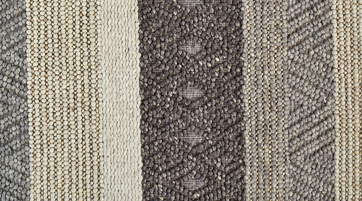 Berkeley Transitional Stripes, Gray/Taupe/Tan