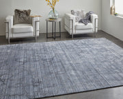 Whitton Modern Abstract, Gray/Blue