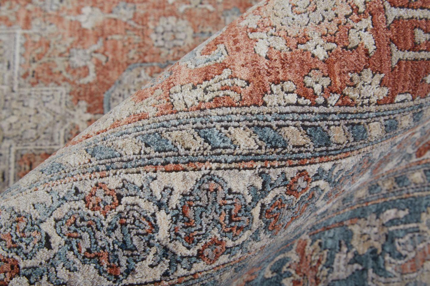Marquette Transitional Oriental, Red/Orange/Blue