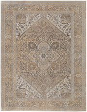 Celene Traditional Medallion, Brown/Ivory/Tan