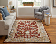 Prescott Traditional Oriental, Red/Tan/Ivory