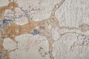 Laina Transitional Abstract, Tan/Blue