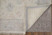 Caldwell Transitional Floral & Botanical, Ivory/Tan/Blue