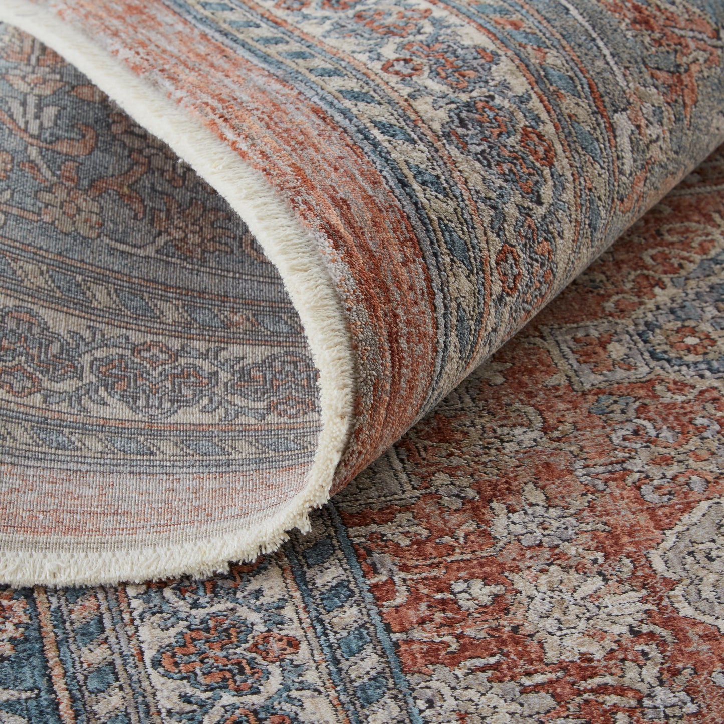 Marquette Transitional Oriental, Red/Orange/Blue