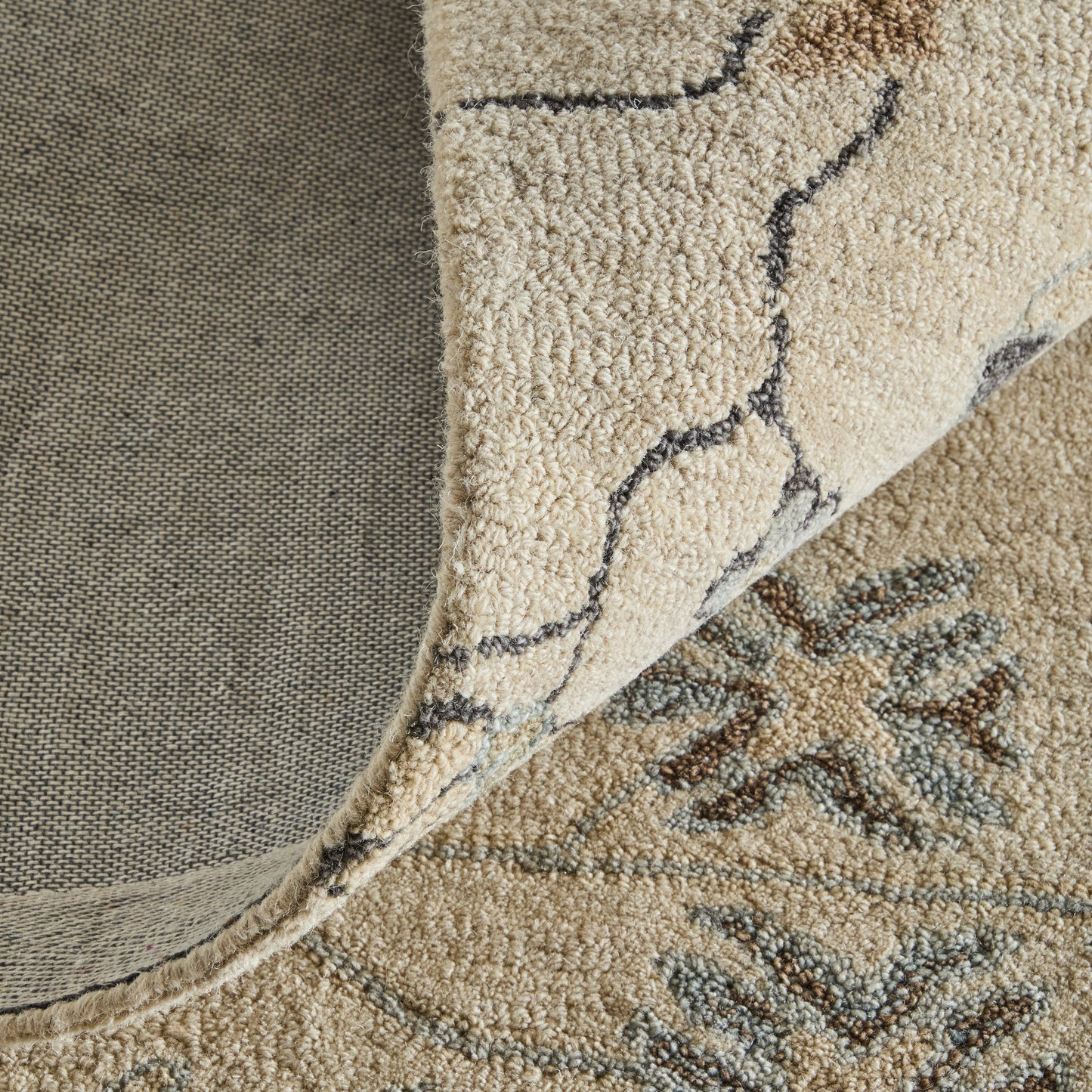Springfield Transitional Floral & Botanical, Ivory/Tan/Gray