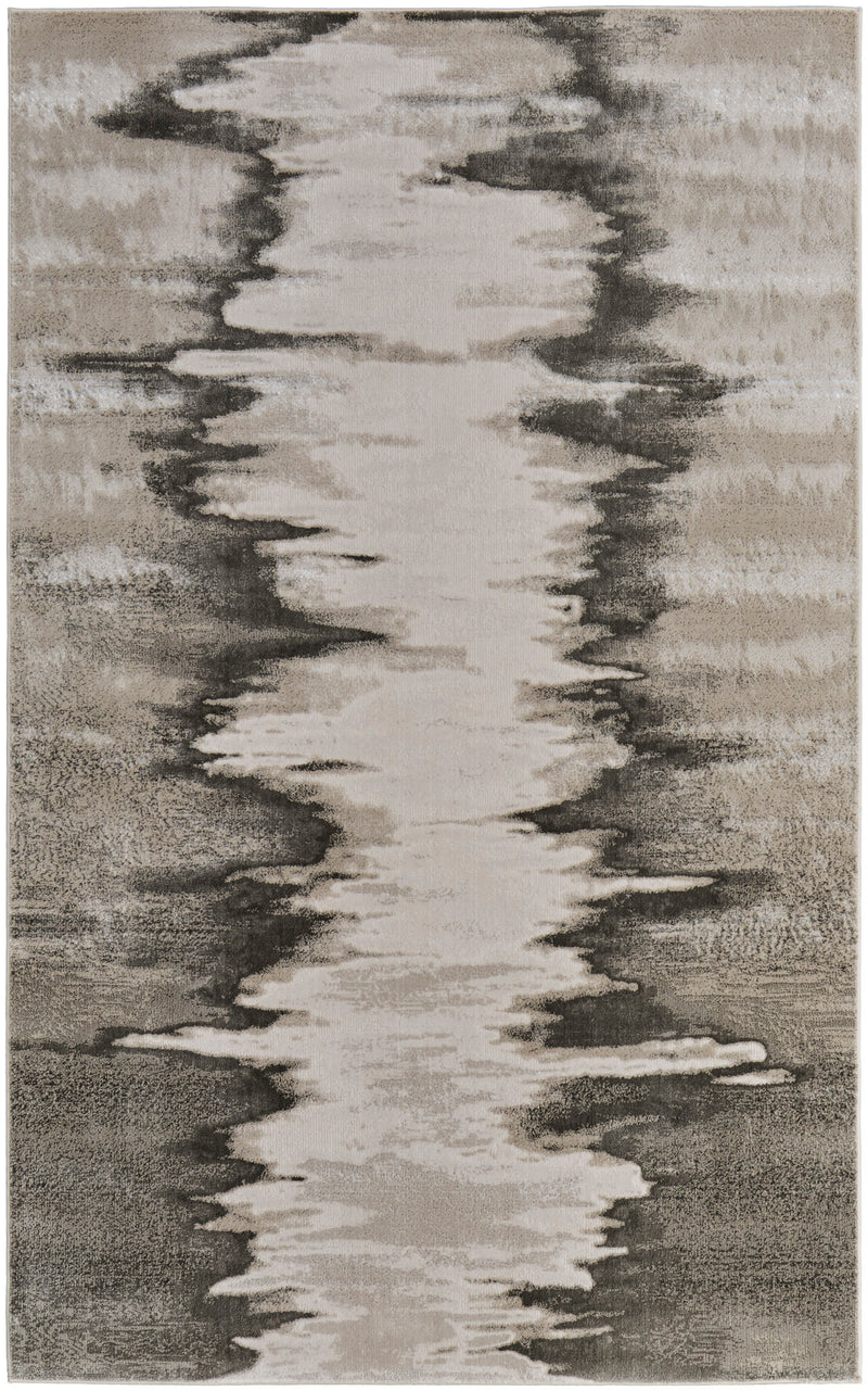 Micah Modern Abstract, Gray/Taupe/Ivory