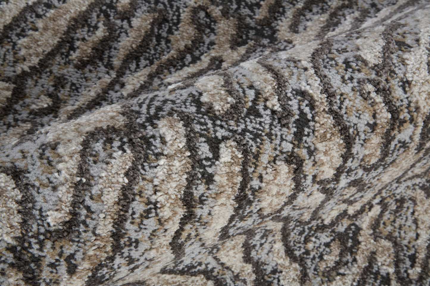 Vancouver Modern Abstract, Gray/Taupe/Ivory