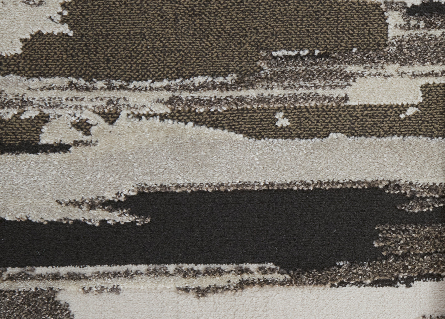 Vancouver Modern Abstract, Brown/Ivory