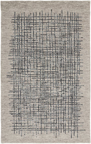 Maddox Transitional Abstract, Gray/Green/Tan