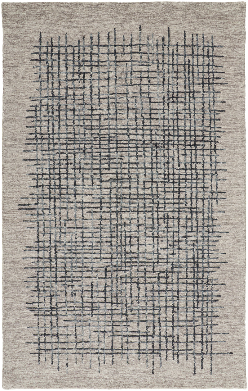 Maddox Transitional Abstract, Gray/Green/Tan