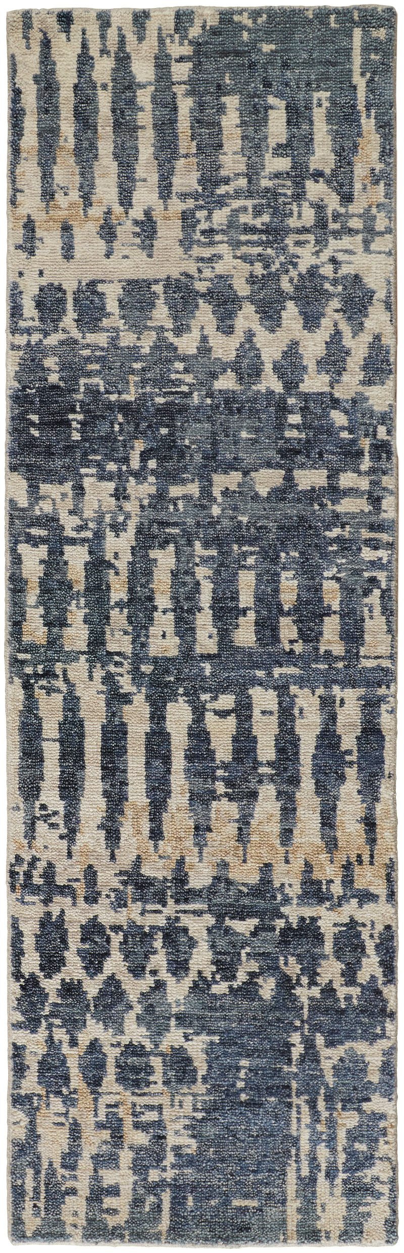Palomar Transitional Abstract, Blue/Gray/Tan
