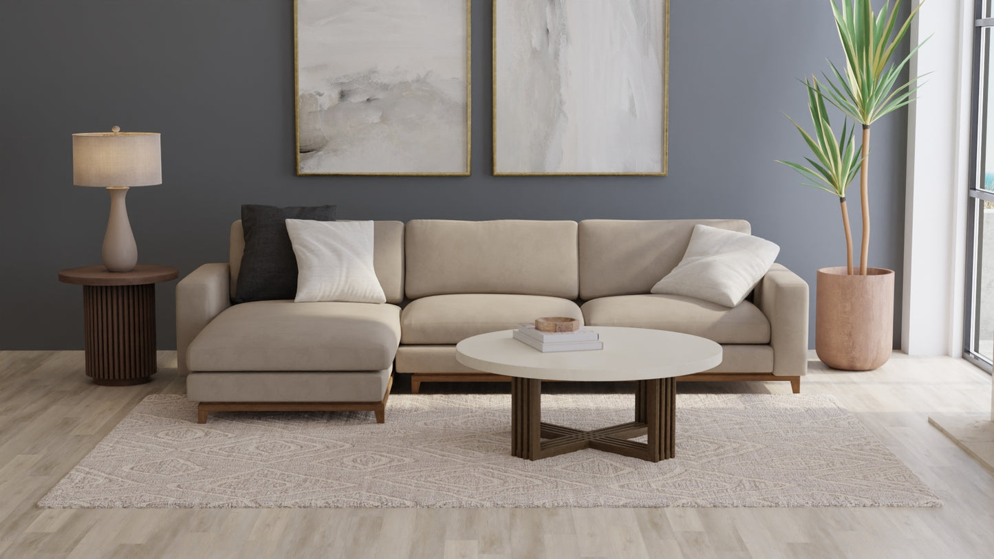 Enzo Transitional Diamond, Tan/Ivory