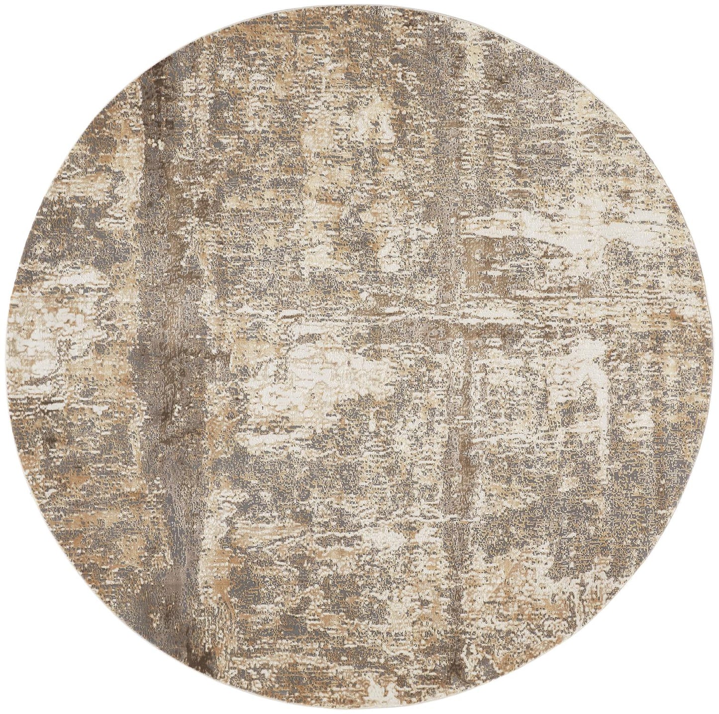 Parker Transitional Abstract, Tan/Ivory/Brown