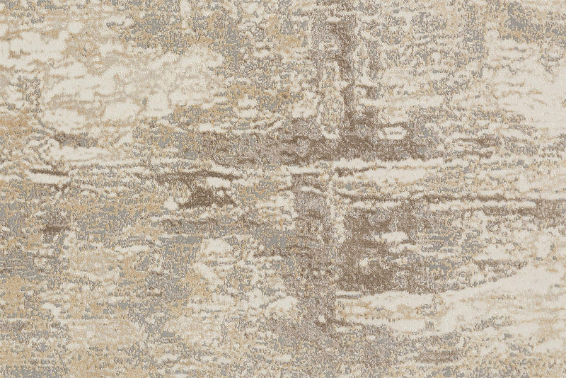 Parker Transitional Abstract, Tan/Ivory/Brown
