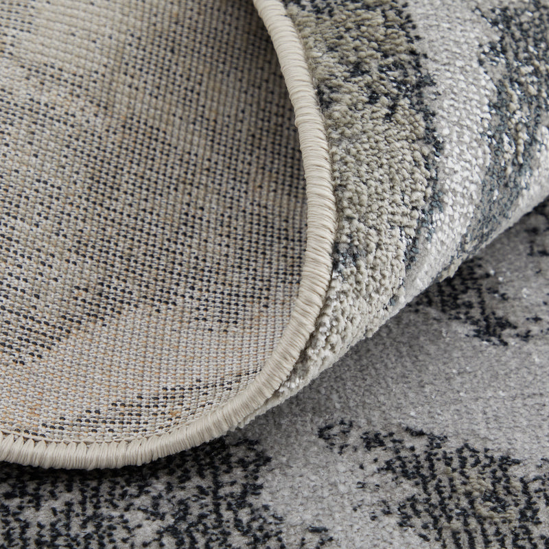 Astra Transitional Abstract, Gray/Silver/Ivory