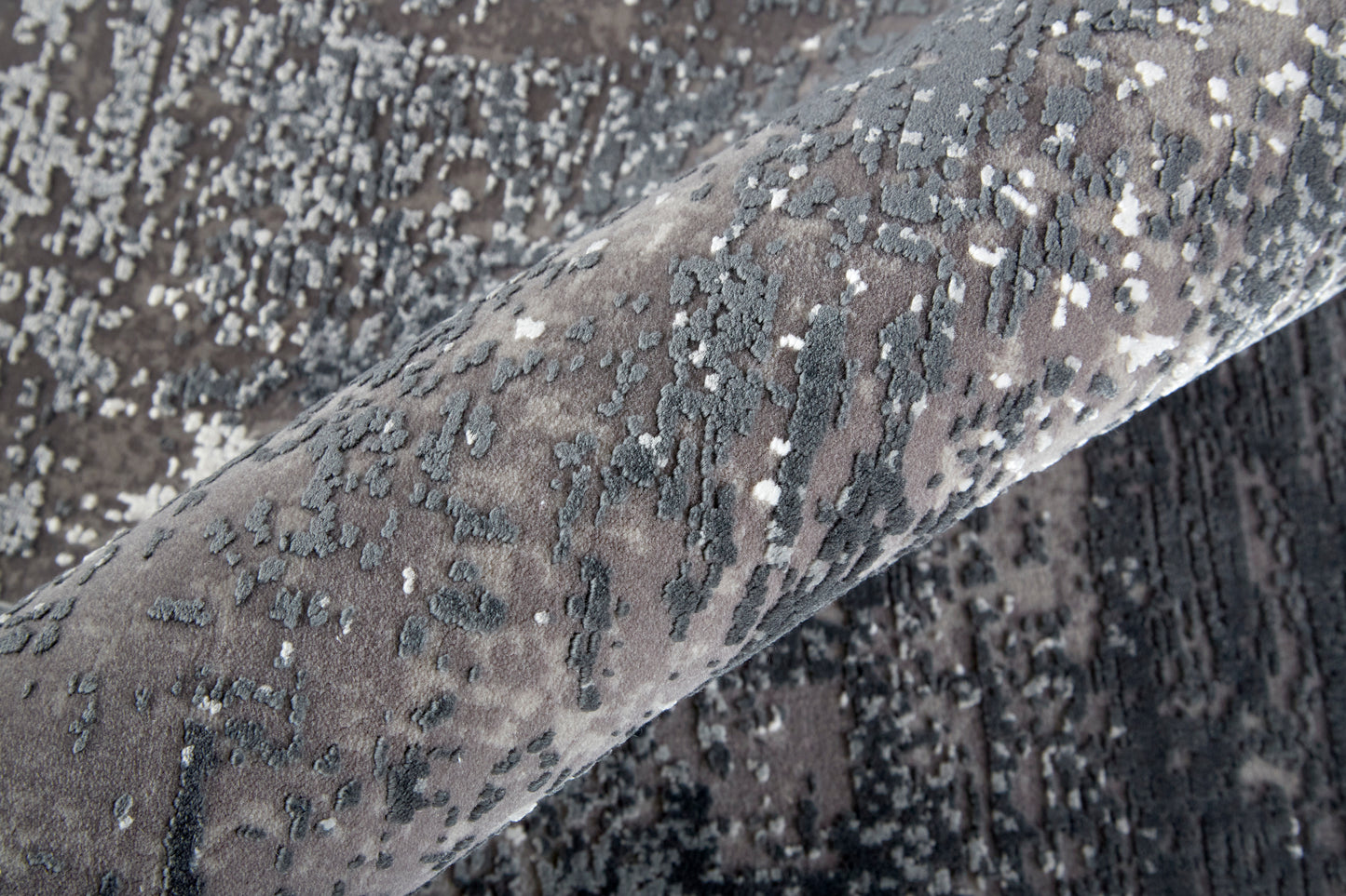 Cadiz Modern Abstract, Gray/Black/Silver
