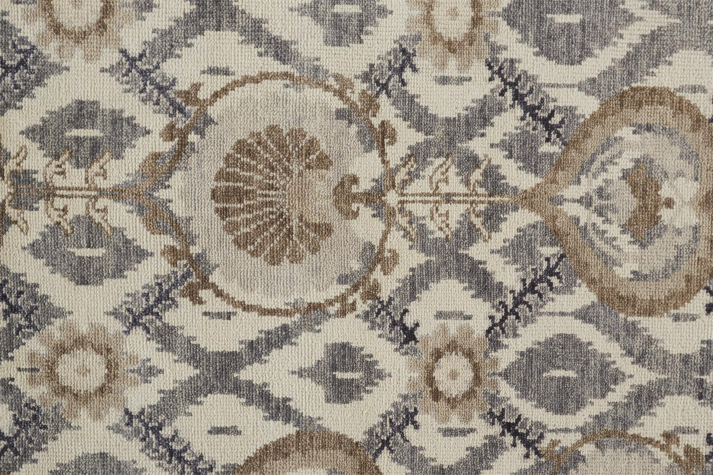 Beall Traditional Oriental, Ivory/Gray/Taupe
