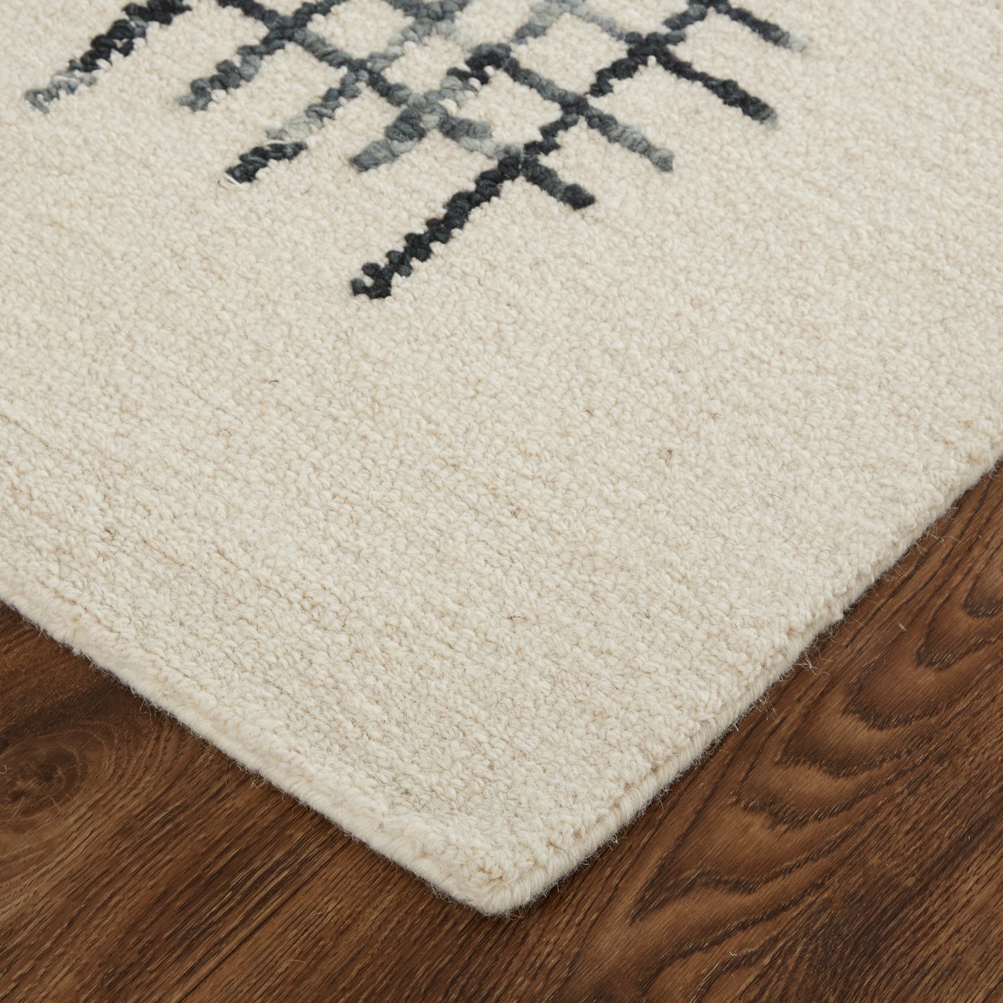 Maddox Transitional Abstract, Ivory/Gray/Black