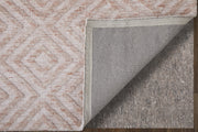 Colton Modern Diamond, Pink/Ivory