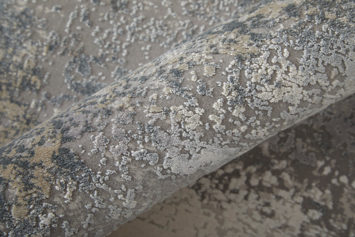 Cadiz Modern Abstract, Taupe/Gray/Silver
