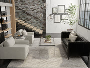 Vancouver Modern Geometric, Ivory/Tan/Brown