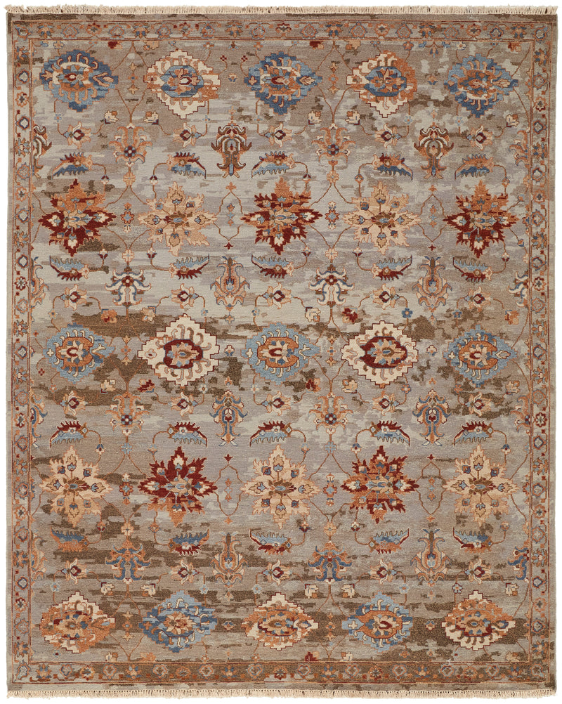 Leylan Transitional Floral & Botanical, Brown/Tan/Gray