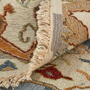 Leylan Transitional Ikat, Tan/Ivory/Orange