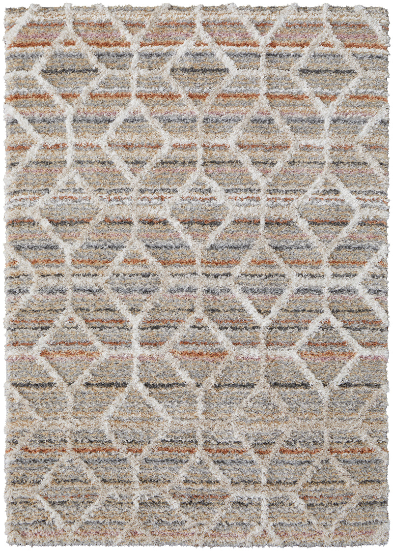 Mynka Transitional Diamond, Tan/Taupe/Ivory