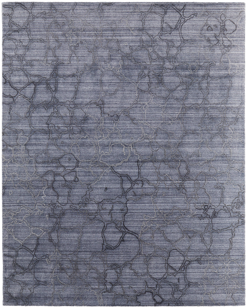 Whitton Modern Abstract, Gray/Blue