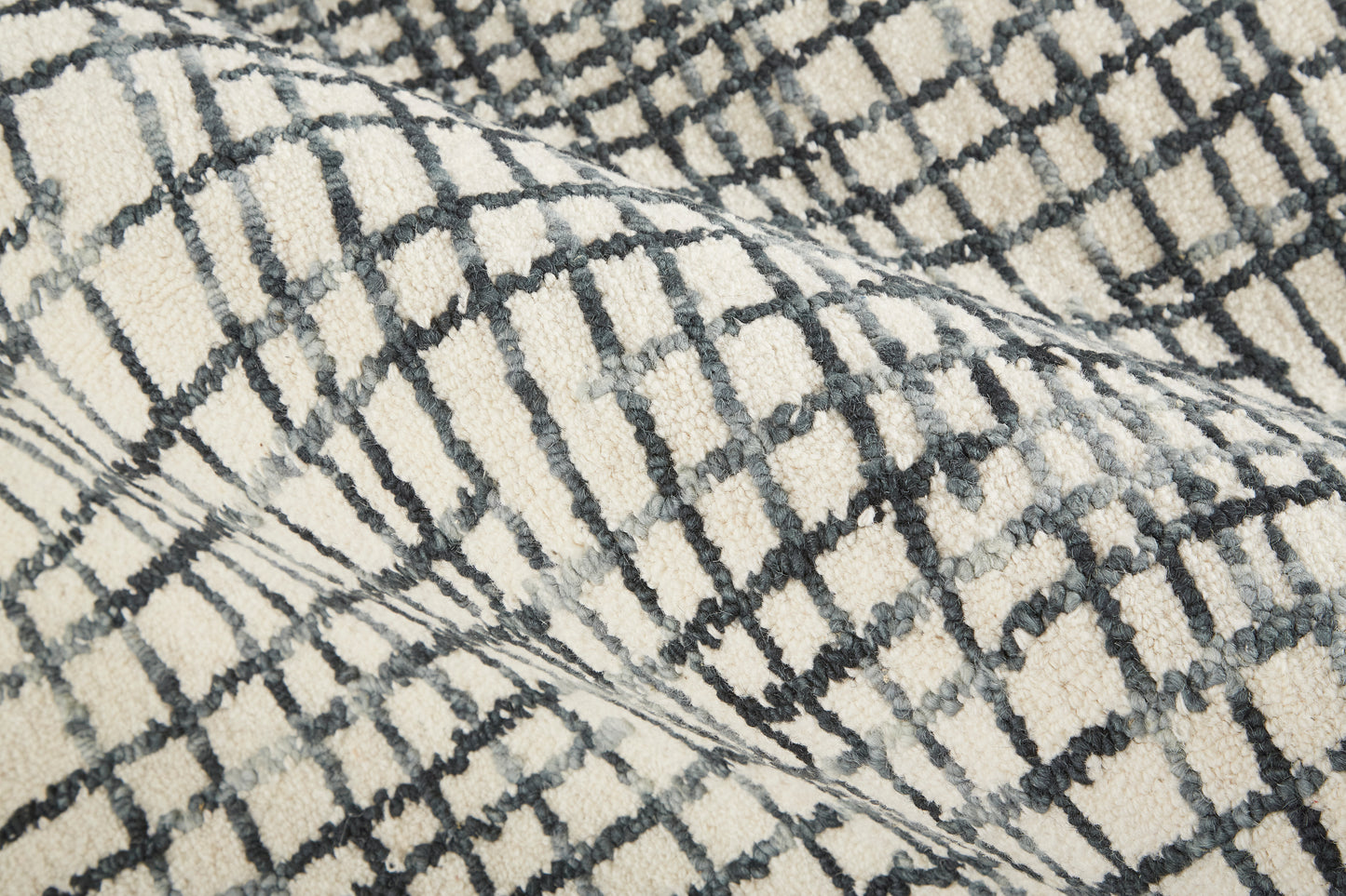 Maddox Transitional Abstract, Ivory/Gray/Black