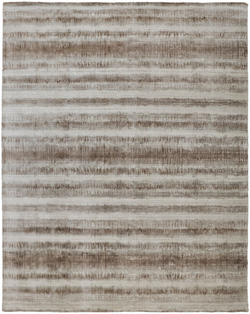 Mackay Transitional Stripes, Tan/Ivory/Brown