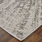 Micah Modern Abstract, Ivory/Gray/Blue