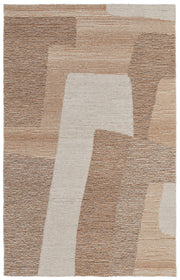 Pollock Modern Abstract, Brown/Tan/Ivory