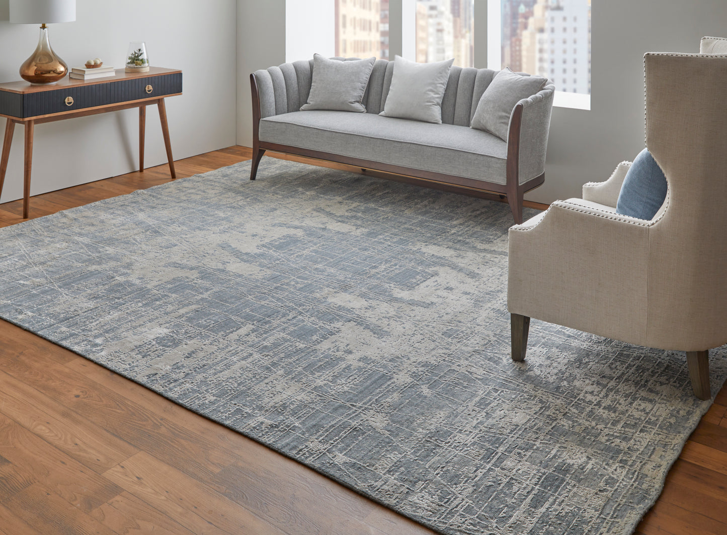 Eastfield Modern Abstract, Gray