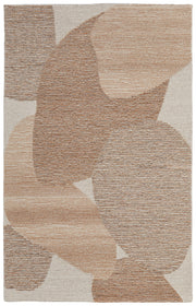 Pollock Modern Watercolor, Brown/Tan/Ivory