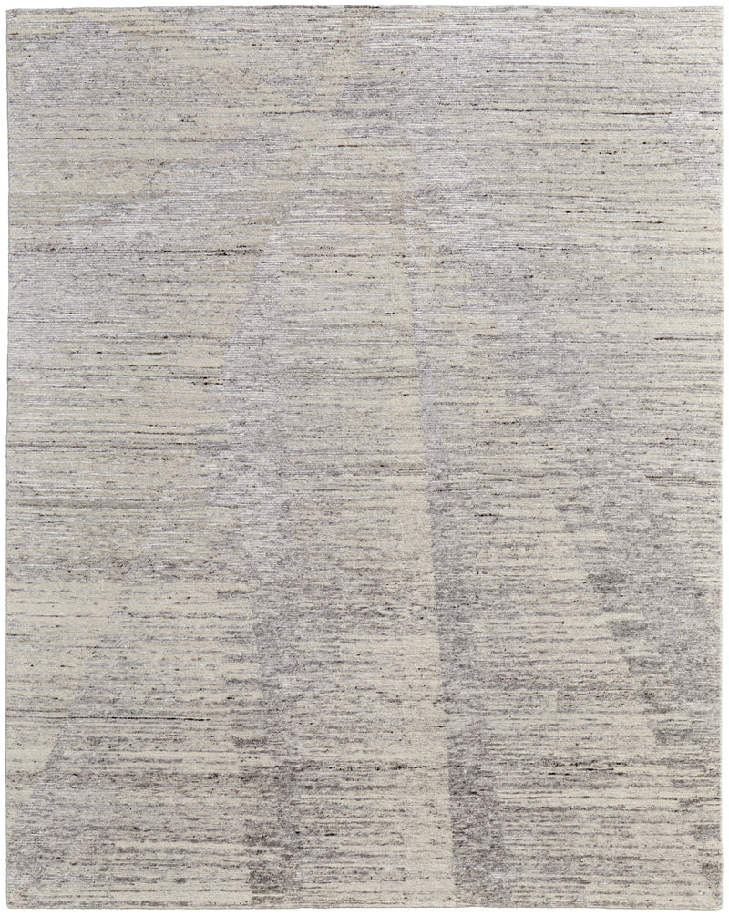 Brighton Modern Abstract, Ivory/Taupe/Silver