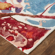 Dafney Transitional Floral & Botanical, Red/Blue/Purple