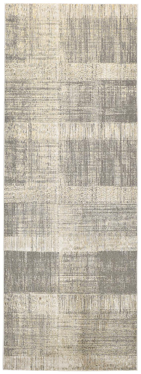 Aura Modern Abstract, Gray/Ivory