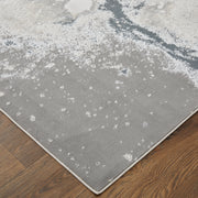 Astra Transitional Abstract, Gray/Ivory