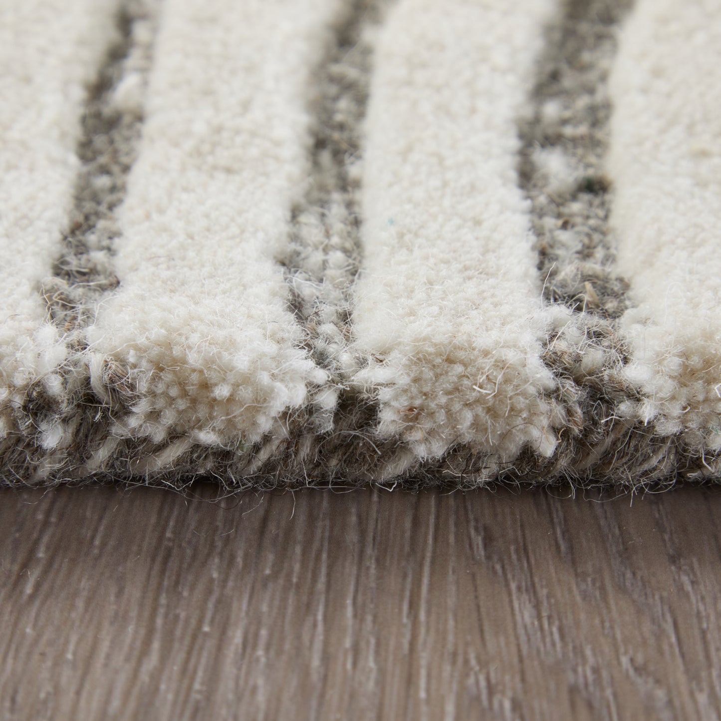 Kimball Transitional Abstract, Ivory/Gray